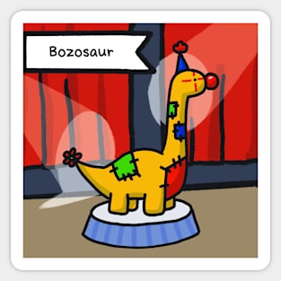 Bozosaur Square Sticker